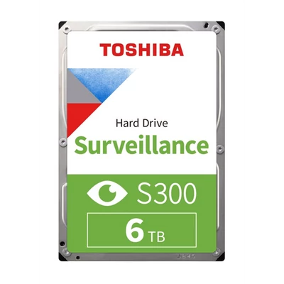 TOSHIBA HDWT860UZSVA Belső HDD 3.5" - S300 Surveillance 6TB