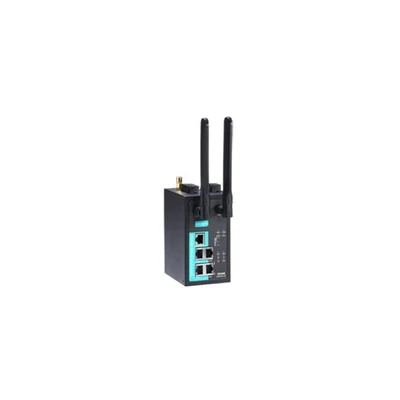 MOXA OnCell G3470A-LTE-EU-T 4 port, 2G/3G/4G industrial LTE Ethernet IP gateway, -30 to 70°C