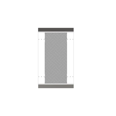 HIKVISION DS-K3B601-BASE650-S Talapzat DS-K3B501 és DS-K3B601 gyorskapuhoz; 1775 mm x 1050 mm x 35 m