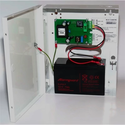 MAKRAI ME.55-14/4ASW-PKDI kapcsoló üzemű szünetmentesíthető tápegység, 3A/12V-13,8V, intelligens, akkumulátorhely