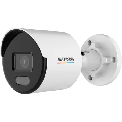 HIKVISION DS-2CD1027G0-LUF(2.8mm)(C) IP, Csőkamera, 2 MP, Fix objektív, ColorVu, Fehér LED, Beépített mikrofon