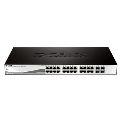 D-LINK DGS-1210-28 28 port Layer 2 Gigabit Smart Switch, including 4 SFP ports