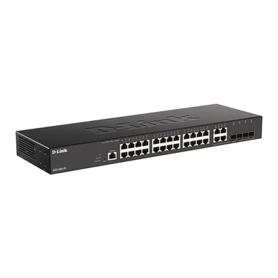 D-LINK DGS-2000-28 24-port 10/100/1000BASE-T Ports, 4 x 100/1000 Mbps GbE/SFP Combo Ports