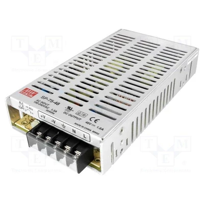 MEAN WELL SP-75-48 48V 75W Ipari tokozású tápegység PFC szűrővel