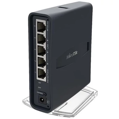 MIKROTIK hAP ac Lite (RB952Ui-5ac2nD-TC) hAP ac Lite with 650MHz CPU, 64MB RAM, 5xLAN, built-in 2.4G