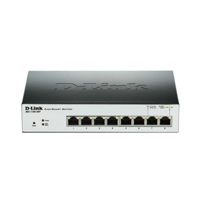 D-LINK DGS-1100-08P 8-Port Gigabit PoE Smart Switch