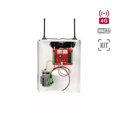 TELL Dualcom-4G-IN6-R6-KIT Dualcom SIA IP 4G kommunikátor; fém házban; tápegységgel
