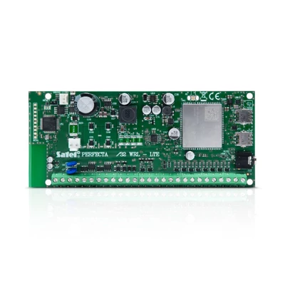 SATEL PERFECTA 32 LTE Riasztóközpont alaplap; 8-32 zóna; beépített GSM/GPRS kommunikátor; LTE támogatás