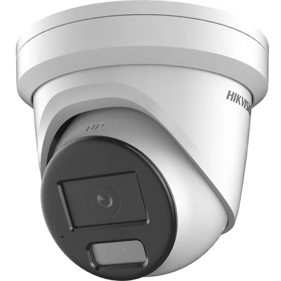 HIKVISION DS-2CD2367G2-L(4mm)(C) IP Turret kamera, 6MP, Fix objektív, 30m Fehér LED megvilágítás