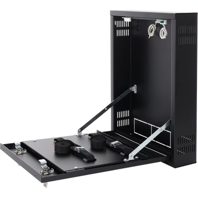 PULSAR AWO528 Függőleges zárható fali szekrény DVR/NVR eszközökhöz; max. rögzítő méret: 260x250x55 m