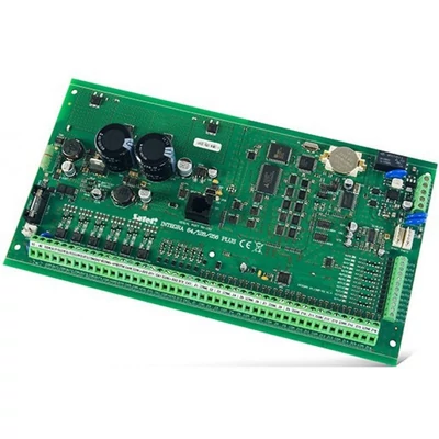 SATEL INTEGRA 256 Plus 16-256 zónás riasztóközpont-alaplap; 32 partíció; 16-256 kimenet; telefonkommunikátor; 2+1.5 A táp