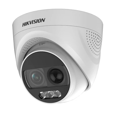 HIKVISION DS-2CE72DFT-PIRXOF28(2.8mm) Analóg HD, Turret, 2 MP, Fix ColorVu, PIR, 4 in 1, riasztás KI