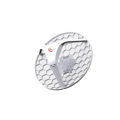 MIKROTIK LHG 5 (RBLHG-5nD) Dual chain 24.5dBi 5GHz CPE/Point-to-Point Integrated Antenna, 600Mhz CPU