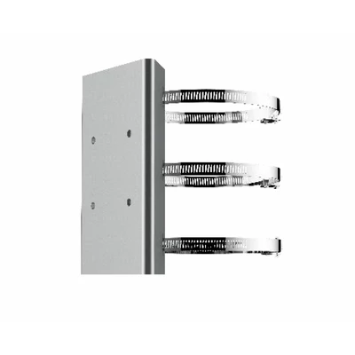 HIKVISION DS-1673ZJ-P Oszlopkonzol; csőkamerákhoz és fali tartókhoz; 67-127 mm átmérőhöz, vízszintes