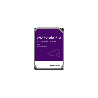 WESTERN DIGITAL WD101PURP WD Purple Pro; 10 TB biztonságtechnikai merevlemez; 7200 rpm;24/7 alkalmazásra;nem RAID kompatibilis