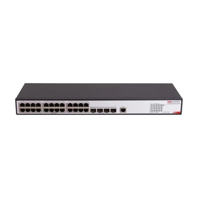 HIKVISION DS-3E2728-HI-24T4X Gigabit L2+ menedzselhető Switch, 24+4port