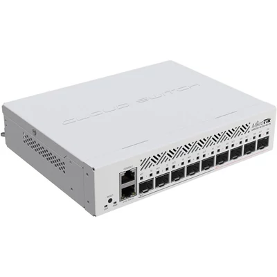 MIKROTIK CRS310-1G-5S-4S+IN Cloud Router Switch with 800 MHz CPU, 256 MB RAM, 4xSFP+, 5xSFP cages, 1