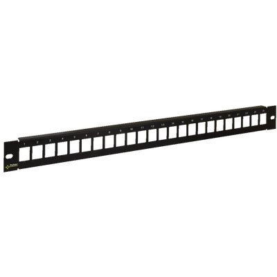 PULSAR RAP-RJ45 19" keystone patch panel; 24 port; árnyékolatlan