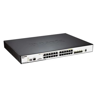 D-LINK DGS-3120-24PC/SI 24-port 10/100/1000 Layer 2 Stackable Managed PoE Gigabit Switch including 4