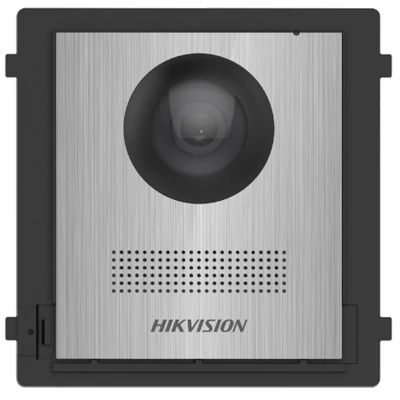 HIKVISION DS-KD8003-IME1/NS Társasházi IP video-kaputelefon kültéri főegység; gomb nélkül; moduláris; rozsdamentes acél