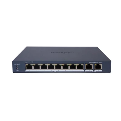 HIKVISION DS-3E1510P-EI V2 Smart Gigabit POE Switch, 110W, 8+2port