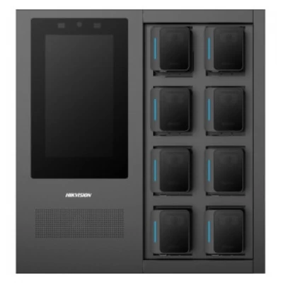 HIKVISION DS-MDS003/2T/8 Falra szerelhető dokkoló állomás testkamerákhoz; 8 eszközhöz; 2T beépített HDD
