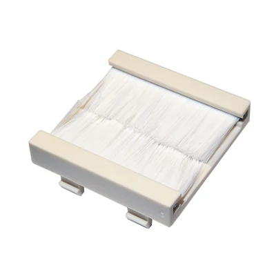 MODD-KIF 45 rendszer fésűs fali kábel kivezető dupla mod fehér