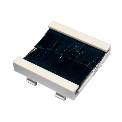 MODD-KIFBK 45 rendszer fésűs fali kábel kivezető dupla mod fekete