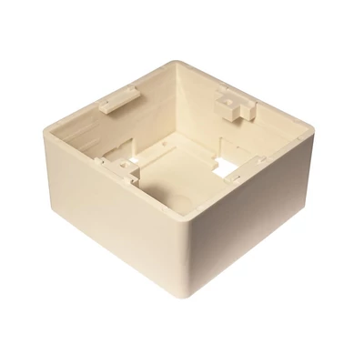 MOF2-A-45 KIEMELŐDOBOZ MOK2-A hoz, méretei: 80x80x40 mm, perforált kábelbevezetések