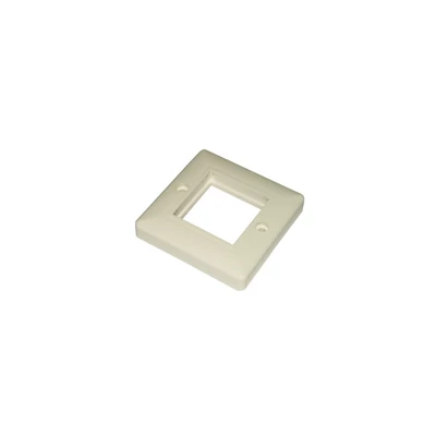 MOK2-A FALI KERET 45 rendszerhez, 2 modulhoz, elől 2 csavarral rögzül, sarkai ívesek, üresen, fehér