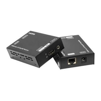 VAEXHDMI60 HDMI extender szett, 60 m, 1xCat-6 kábelen. Max. 1080P 60, 3D video format. A forrás a ki