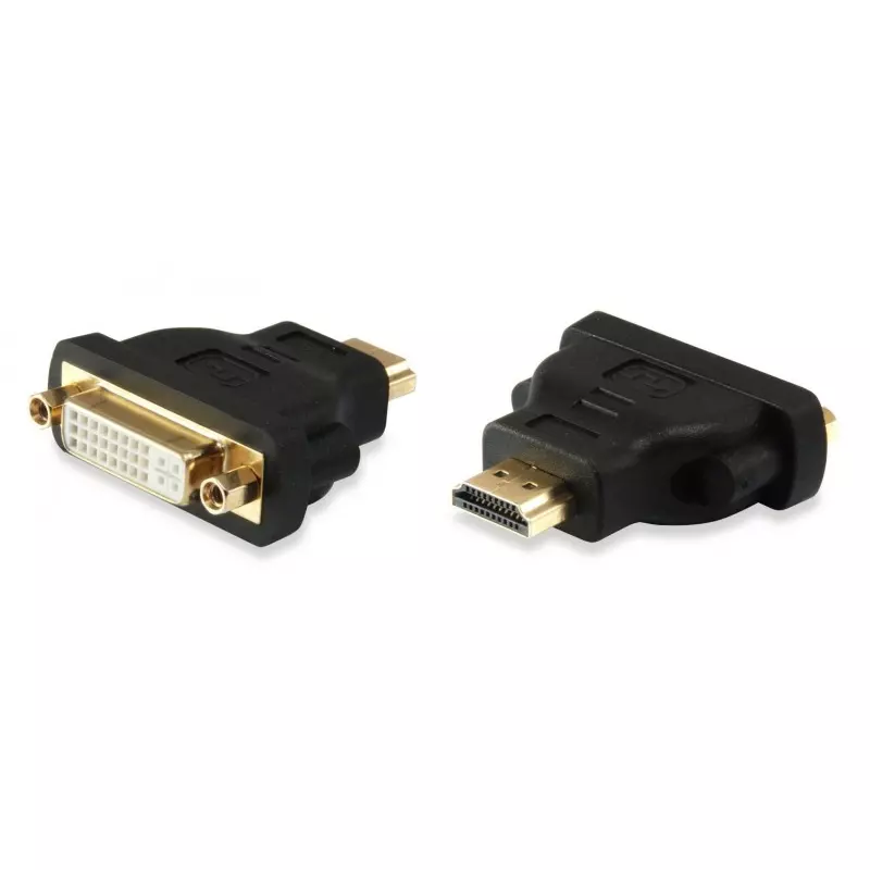 EQUIP EQUIP118909 HDMI-DVI átalakító ; apa/anya; fekete