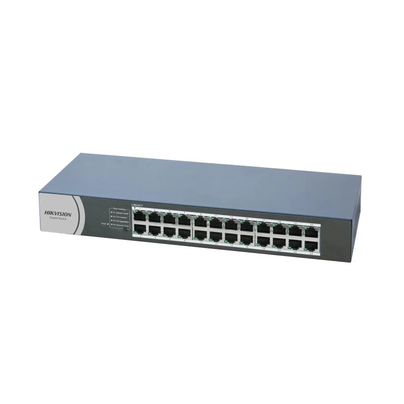 HIKVISION DS-3E0524R-O 24 portos switch; 10/100/1000M; nem menedzselhető