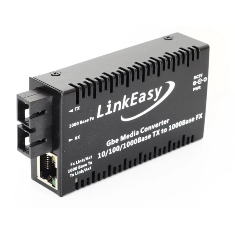 LINKEASY MMC-GE-SM-20SC Mini Gigabit Ethernet média konverter, SM 1310nm, 20km, 2065C