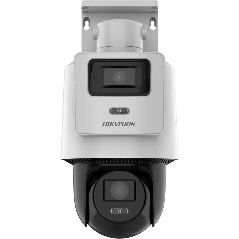 HIKVISION DS-2SE2C400MWG-E/14 (2.8/8mm) TandemVu IP dual PT kamera; 4 MP+4 MP; IR/láthatófény; beépí
