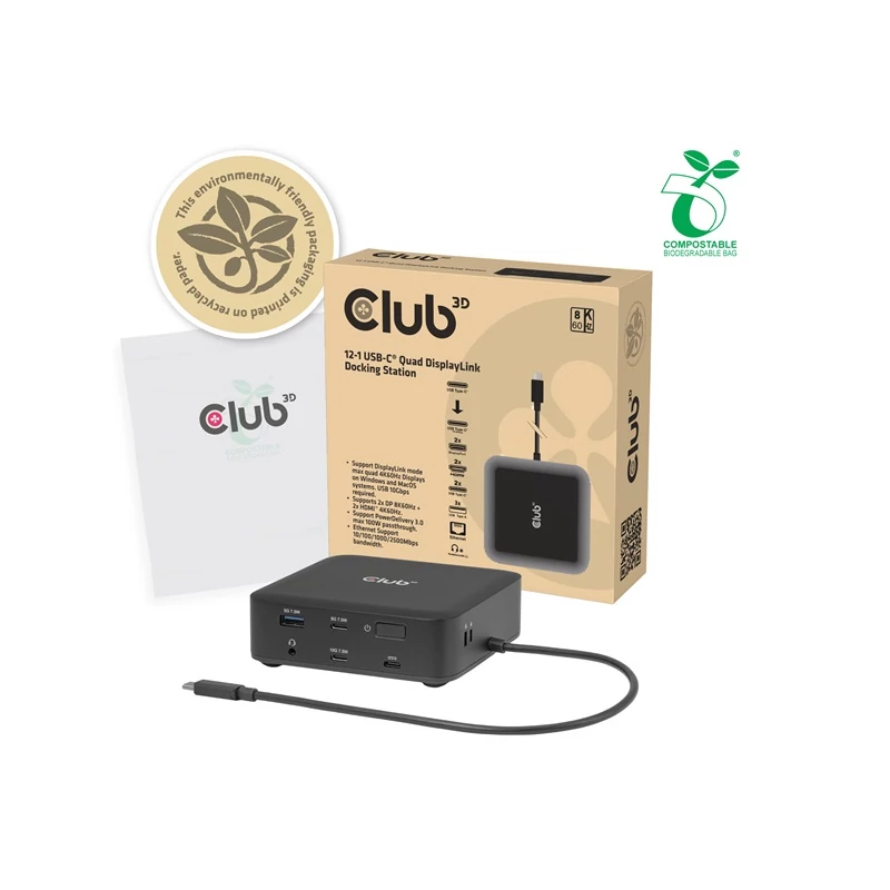 CLUB 3D CSV-2542 Notebook Dokkoló