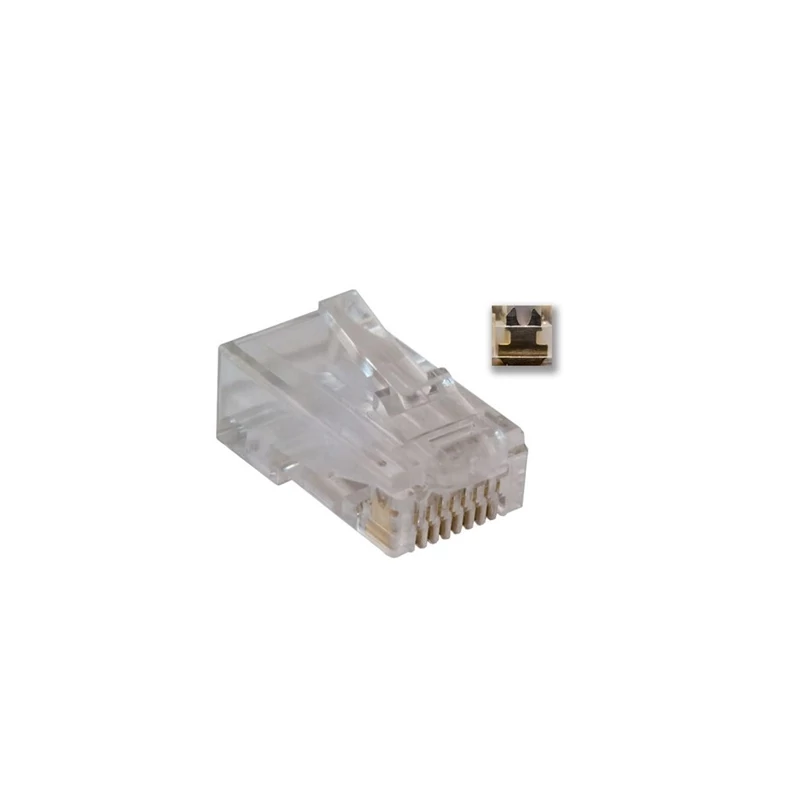 VEZ UTD5880 RJ45 Cat5e csatlakozó UTP kábelre, 100db/csomag