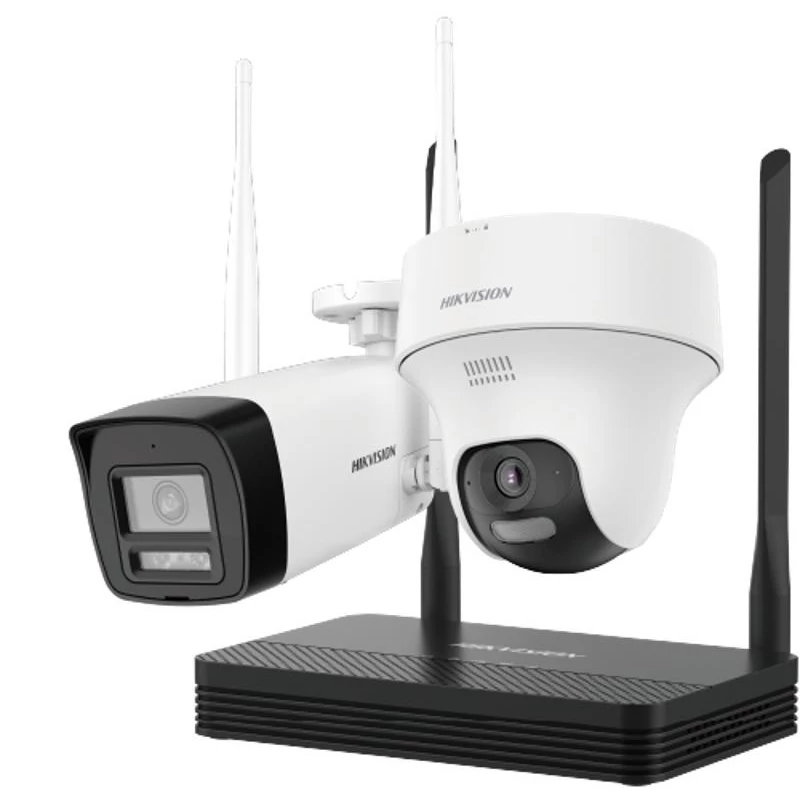 HIKVISION DS-J142I/NKS424W02H IP SOHO kamera szett; 4 csatornás NVS+DS-2CV1043G2-LIDWF