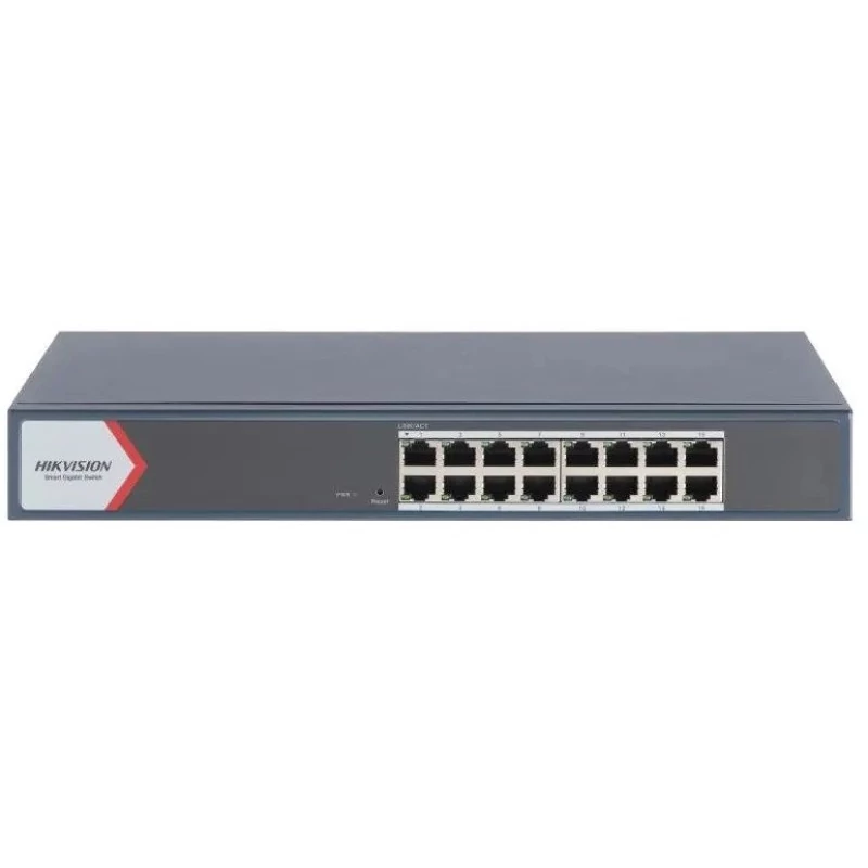 HIKVISION DS-3E1516-EI(V2) 16 portos gigabit switch; smart menedzselhető