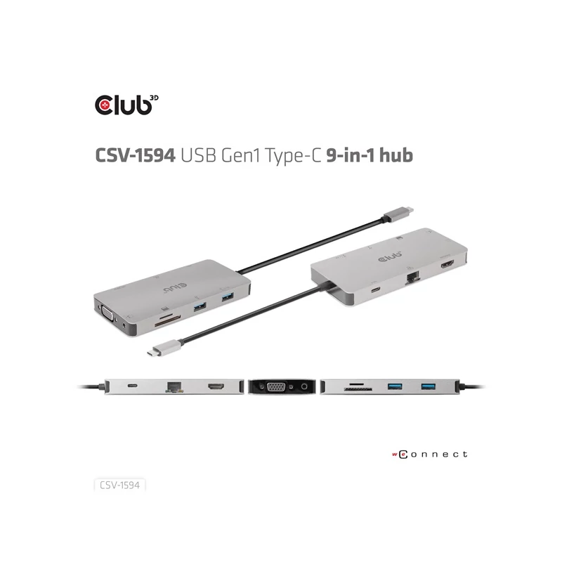 CLUB 3D CSV-1594 USB Hub