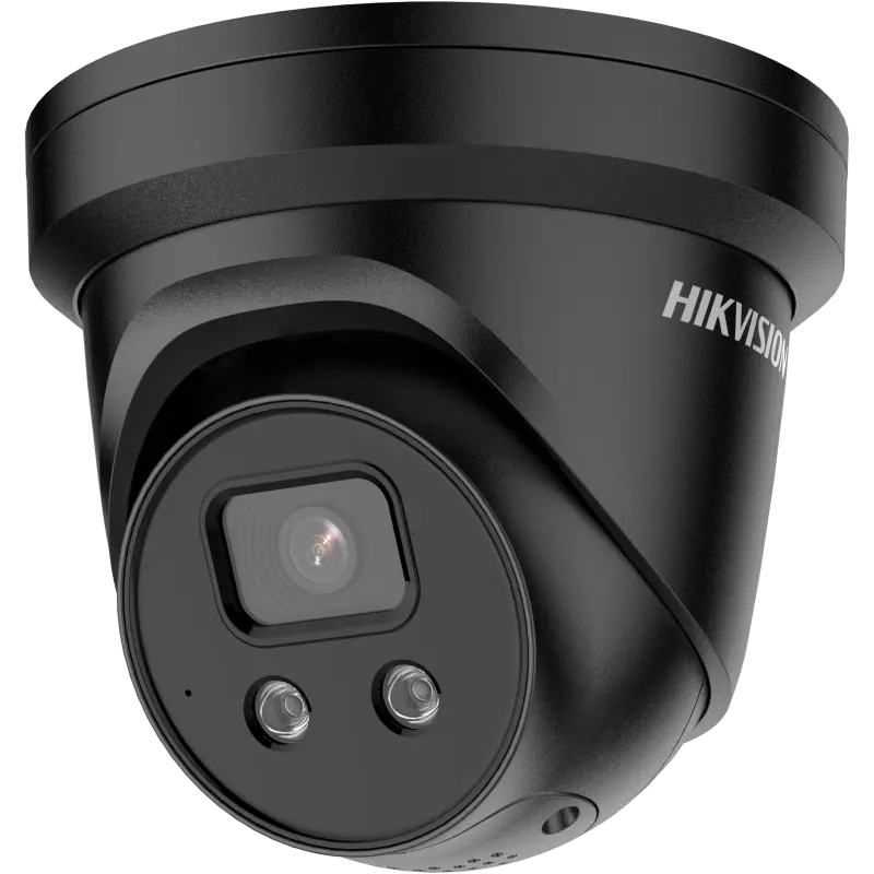 HIKVISION DS-2CD2386G2-IU-B (2.8mm)(C) 8 MP AcuSense WDR fix EXIR IP turret kamera; beépített mikrofon; fekete