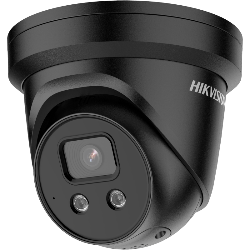 HIKVISION DS-2CD2386G2-IU-B 8 MP AcuSense WDR fix EXIR IP turret kamera; beépített mikrofon; fekete