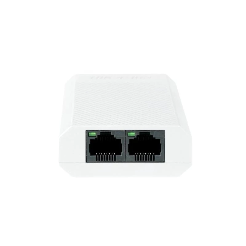 HIKVISION DS-3E0103DP-E/R 2 portos PoE elosztó, extender; 30 W; max. 200 méter; 2kV túlfeszültség vé