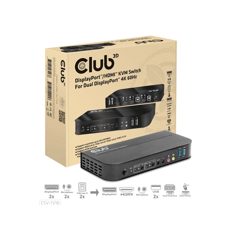 CLUB 3D CSV-7210 KVM Switch