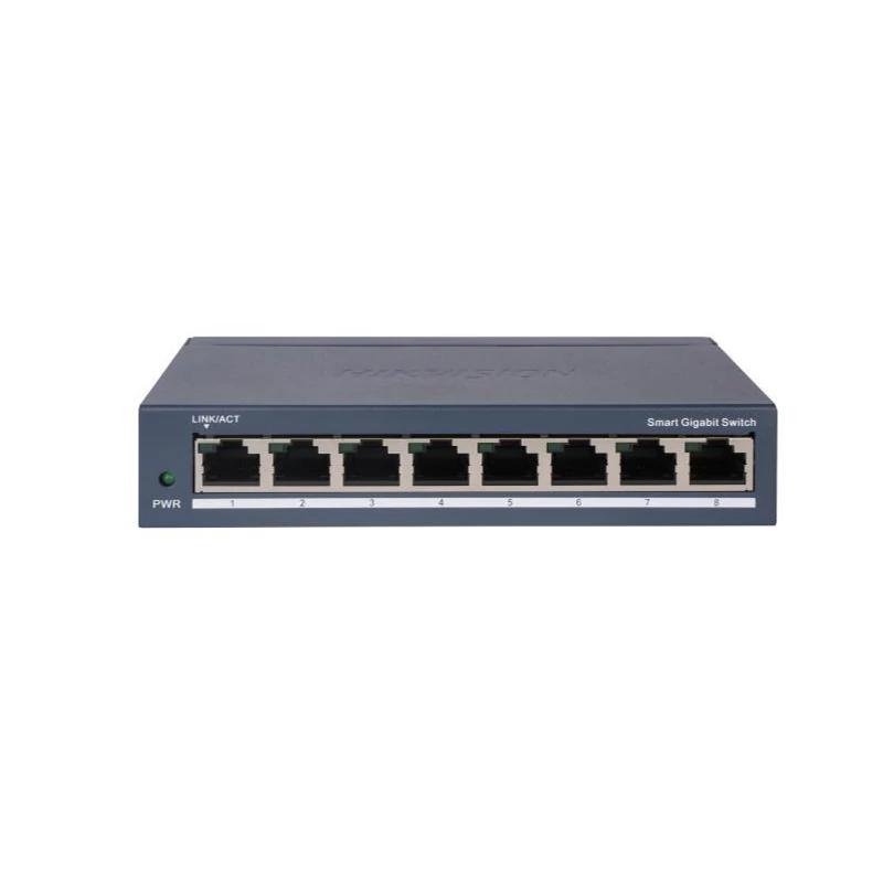 HIKVISION DS-3E1508-EI(V2) 8 portos gigabit switch; smart menedzselhető