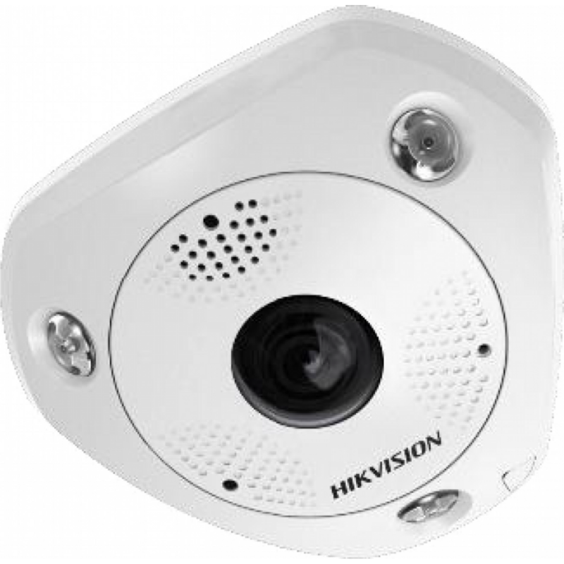 HIKVISION DS-2CD63C5G0-IVS 12 MP 360° vandálb. IR Smart IP panorámakamera; hang/riasztás be-/kimenet