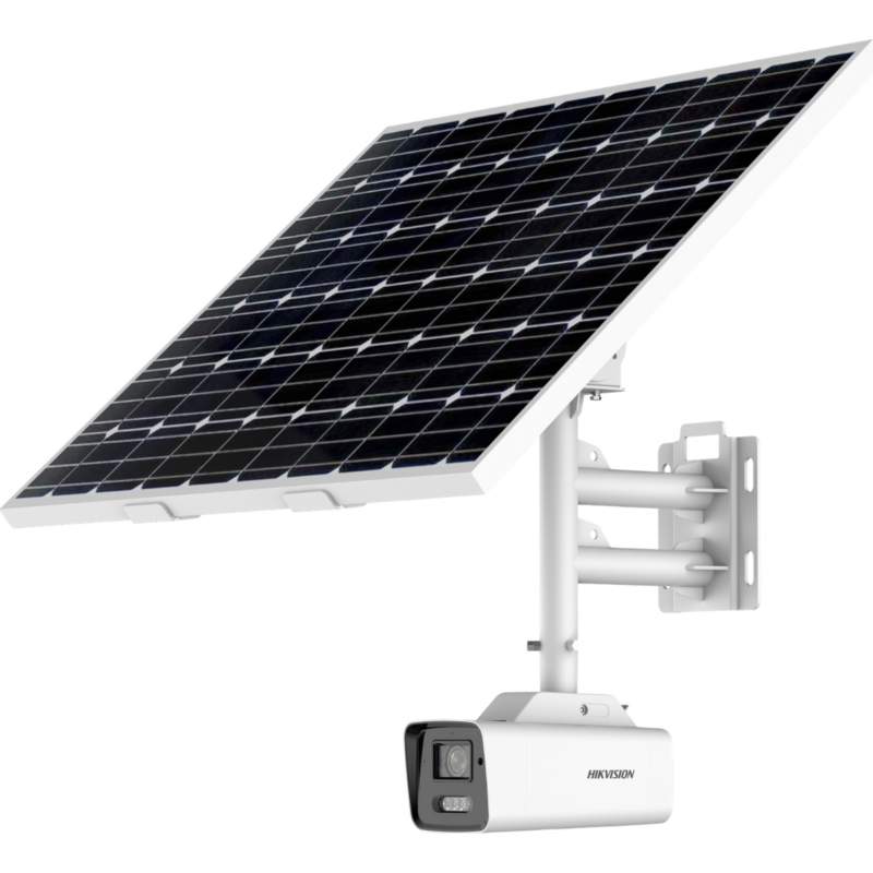 HIKVISION DS-2XS6A87G1-L/C32S80 4K ColorVu Fixed Bullet Solar Power 4G Network Camera Kit