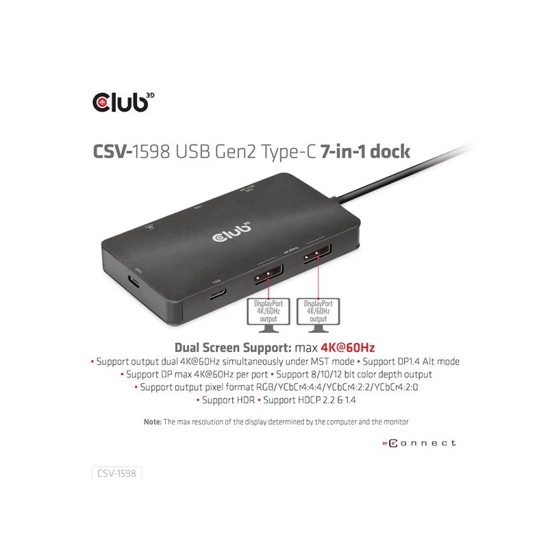 CLUB 3D CSV-1598 USB Hub