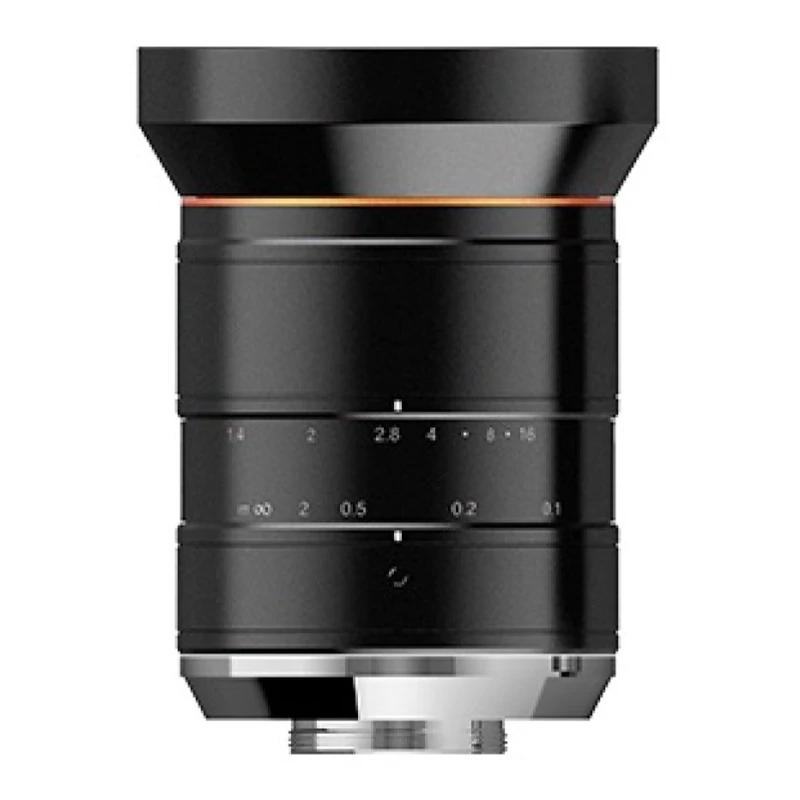 HIKROBOT MVL-KF0814M-12MPE Objektív; 8 mm fix fókusztávolság; 12 MP; F1.4-F16; 1.1"; C-menet