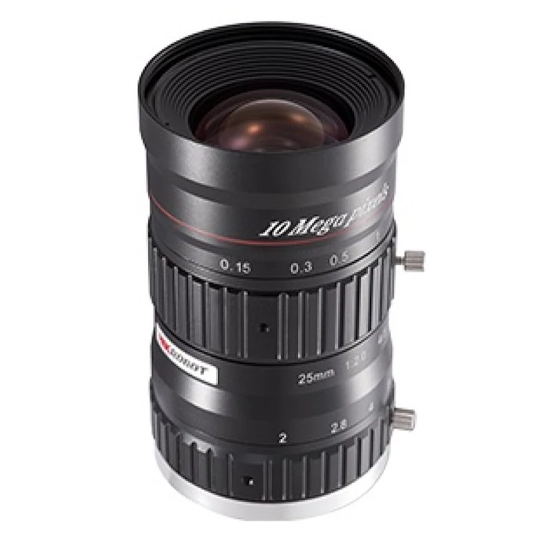 HIKROBOT SA2520M-10MP Objektív; 25 mm fix fókusztávolság; 10 MP; F2.0-F22; 4/3"; C-menet